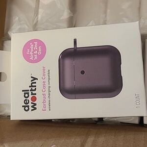 Deal Worthy AirPods Case Cover - Black